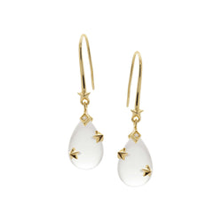 Clear Drop Earrings