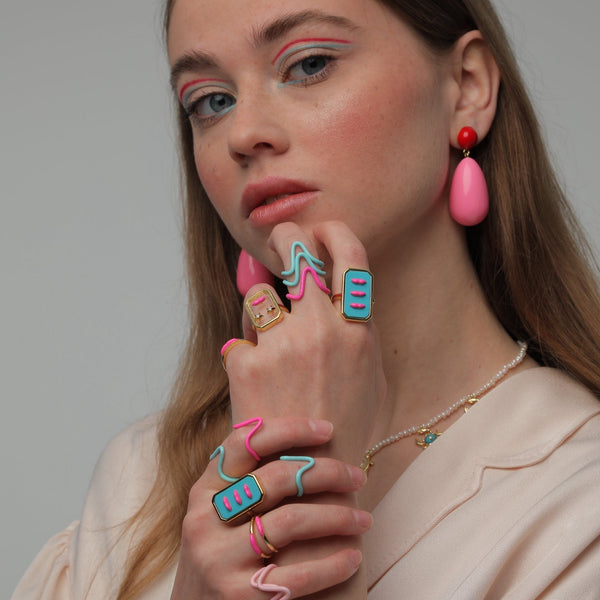 Pink Lips Ring