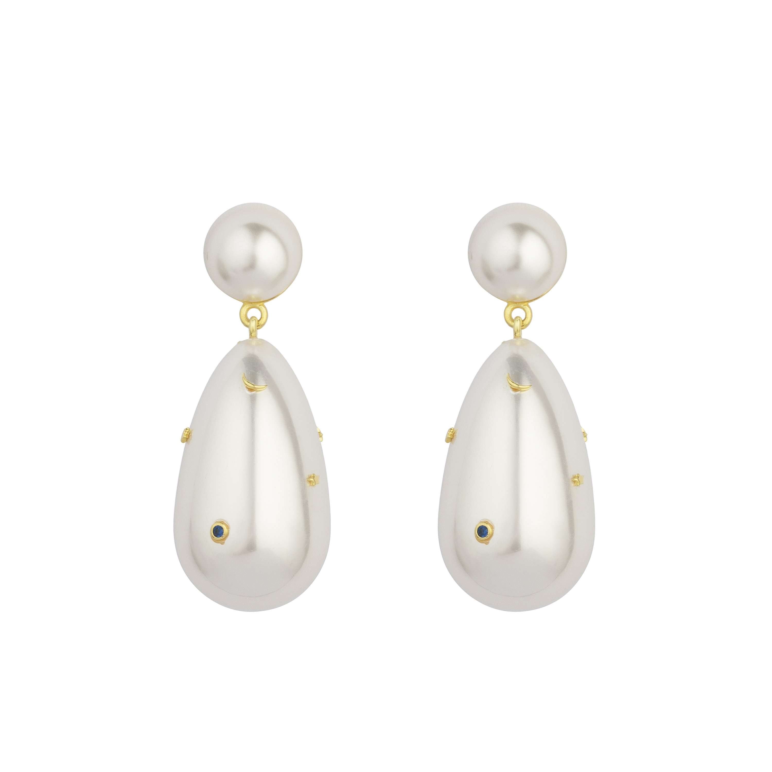 Large Galaxy Drop Earrings