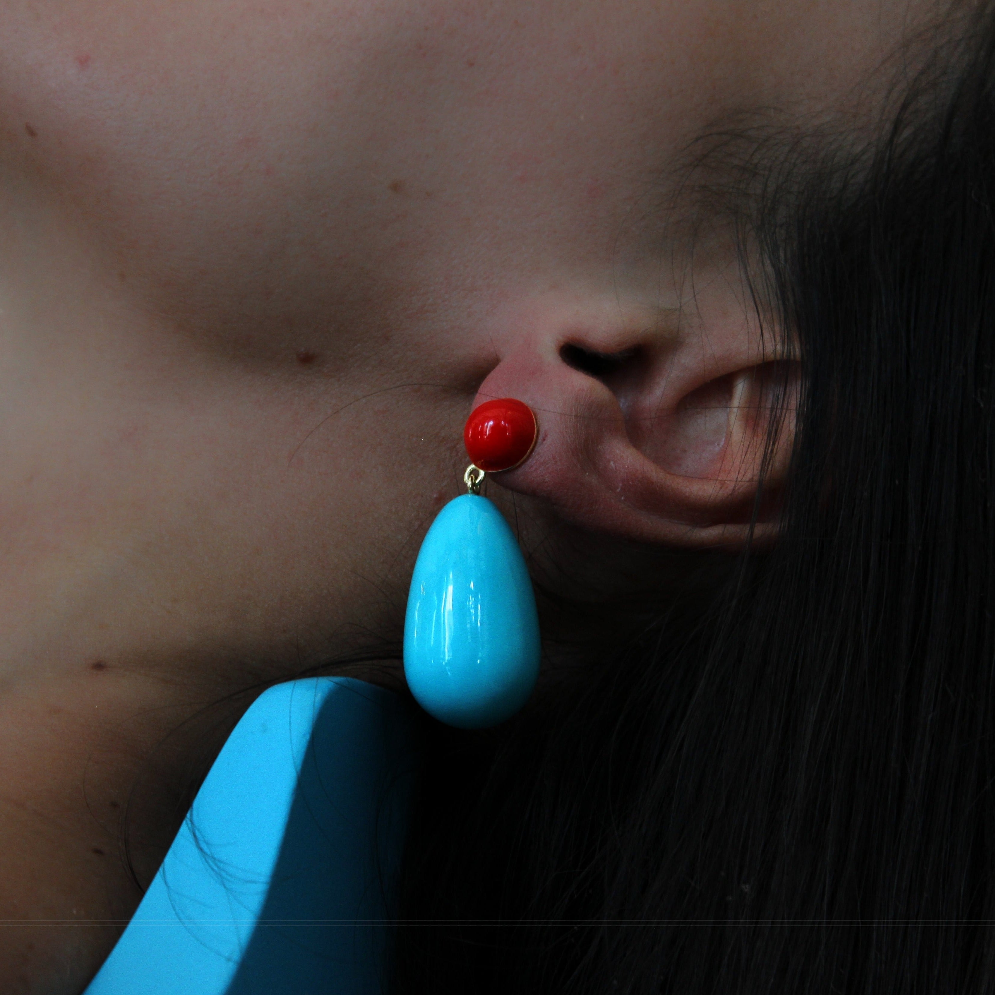 Multicolored Drop Earrings