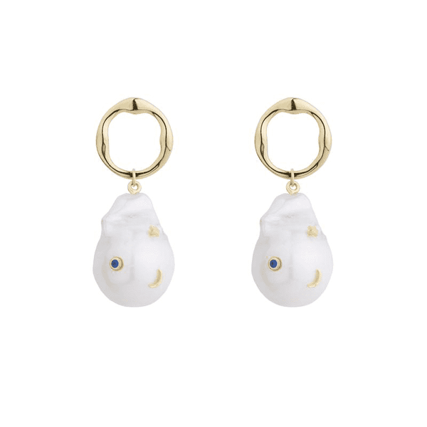 Baroque Pearl Galaxy Earrings