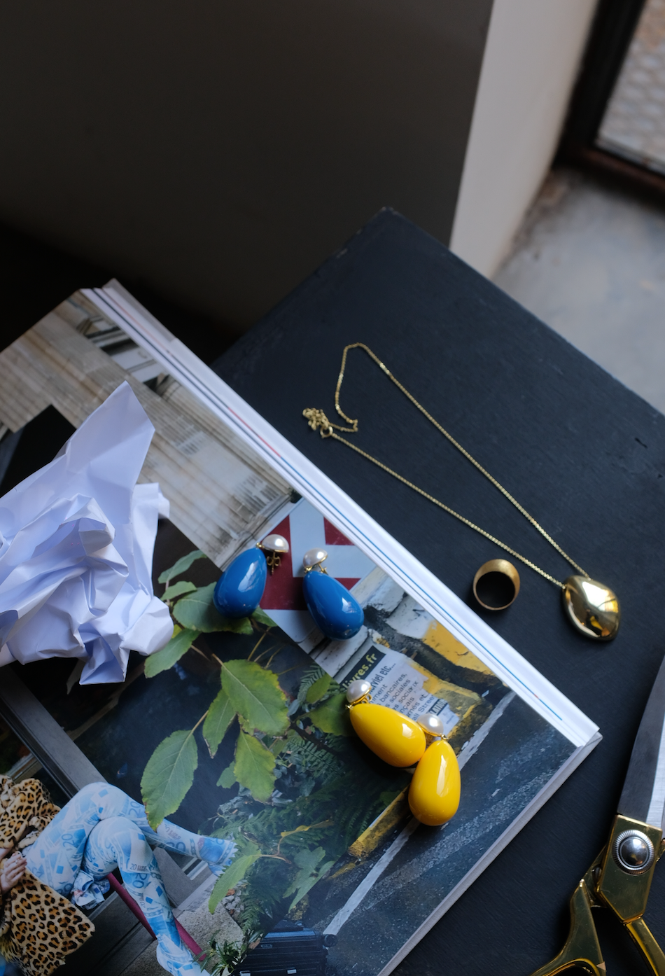 Large Drop Earrings