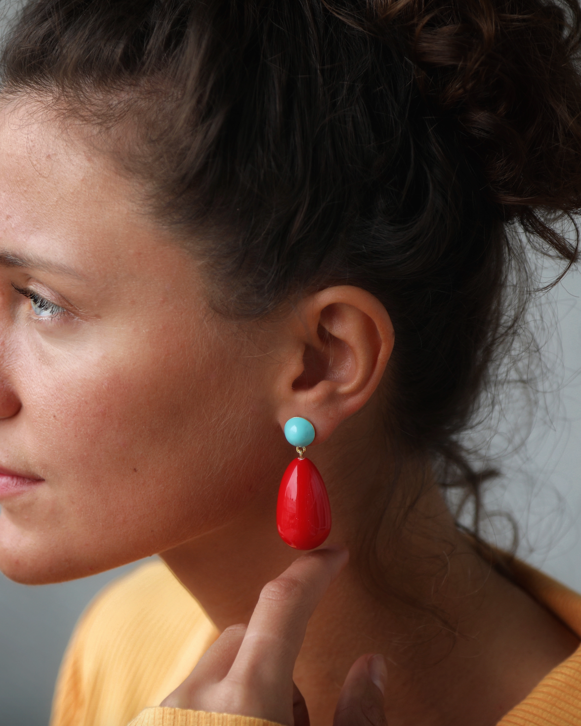 Large Drop Earrings