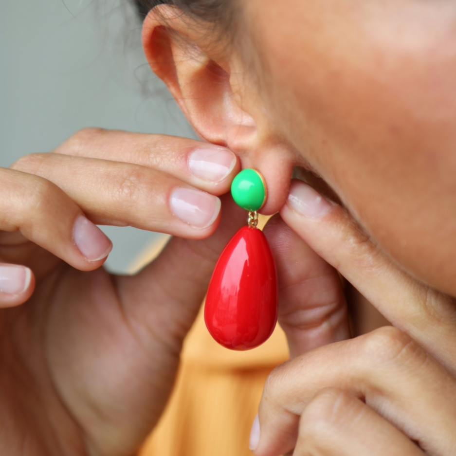 Large Drop Earrings