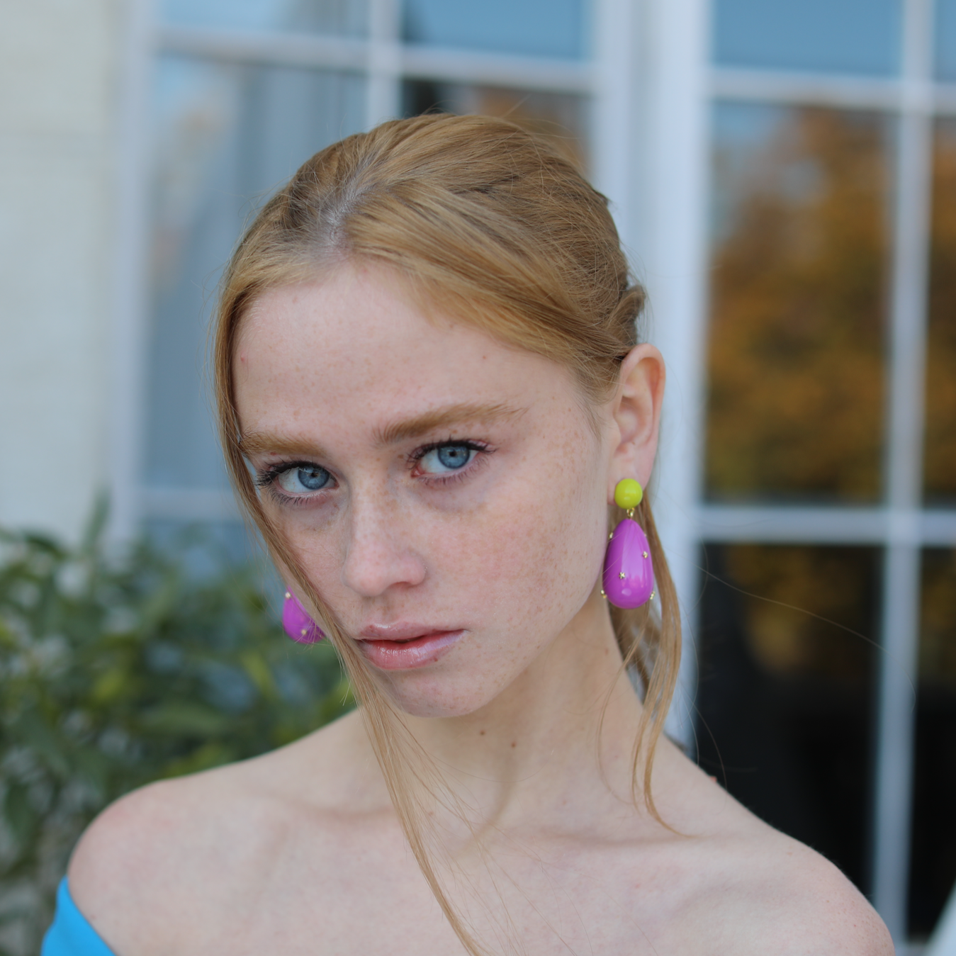 Large Galaxy Drop Earrings
